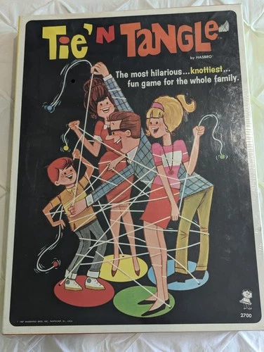 Vintage Tie 'N Tangle Family Board Game  By Hasbro NIB