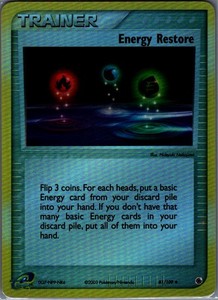Energy Restore 81/109 Reverse Holo EX Ruby & Sapphire