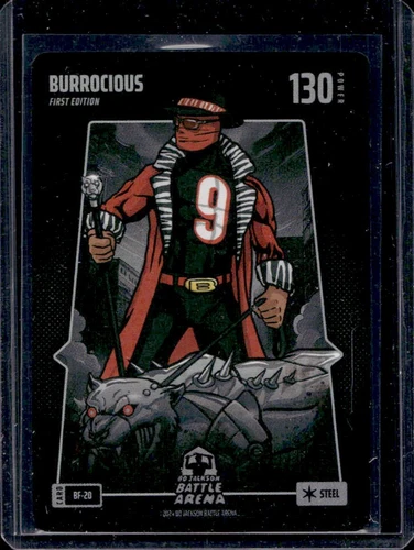 2024 Bo Jackson Battle Arena Alpha Edition Burrocious Steel Battlefoil #BF-20