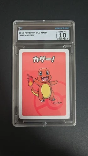 2019 POKEMON OLD MAID CHARMANDER wcg 10 ≈ psa 10