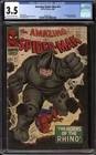Amazing Spider-Man 41 CGC 3.5 OW-W Pages 1st Rhino Marvel 1966 GradedComic