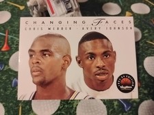 Chris Webber/Avery Johnson, Changing Faces - 1993-94 Skybox Premium Edition...