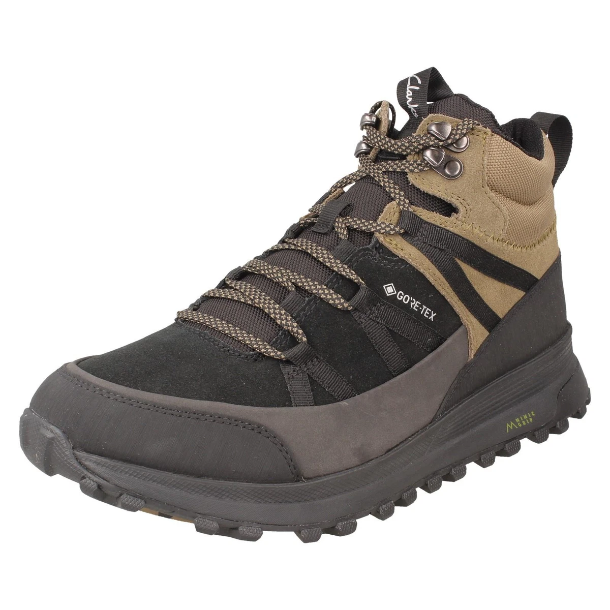 Hombre Clarks Gore-Tex Cordones Impermeable Botines Atl Trekrise GTX