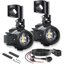 D2 Motorcycle Auxiliary Lights Kit LED Spot Motorcycle Fog Lights LED Kit