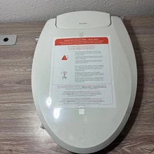 Brondell S101EW Toilet Seat - White - Elongated