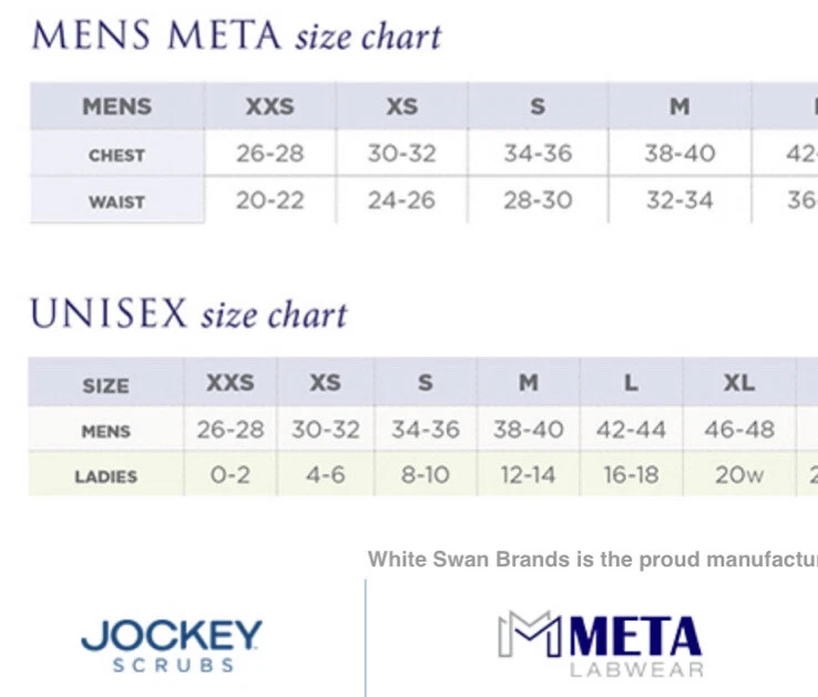 Abrigo de laboratorio o chef White Swan Meta Labwear 40” nuevo con etiquetas unisex pequeño buena calidad.   rr Foto 2 de 2