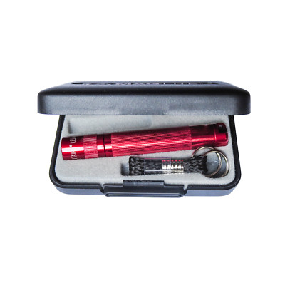 ROT MAGLITE SOLITAIRE LED, AAA-ZELLE, SCHLÜSSELANHÄNGER, MAG-LITE TASCHE, ohne Akku