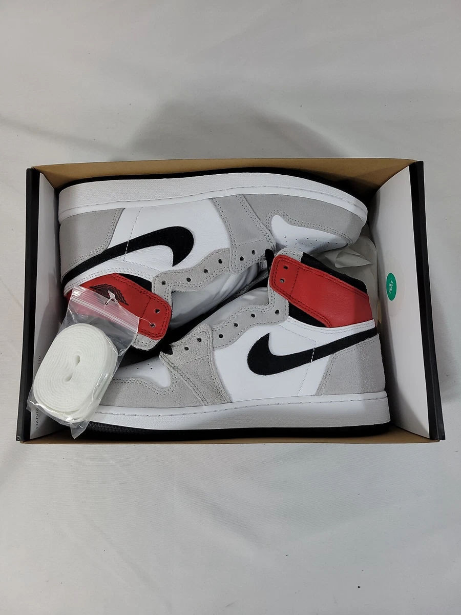 Nike Air Jordan 1 Retro High OG Smoke Gray grey GS Boys size 7y Womens 8.5 NEW