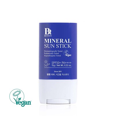 BENTON Mineral Sun Stick SPF50+/ PA++++ 0.53oz / 15g  Lasts More Than 12hrs!