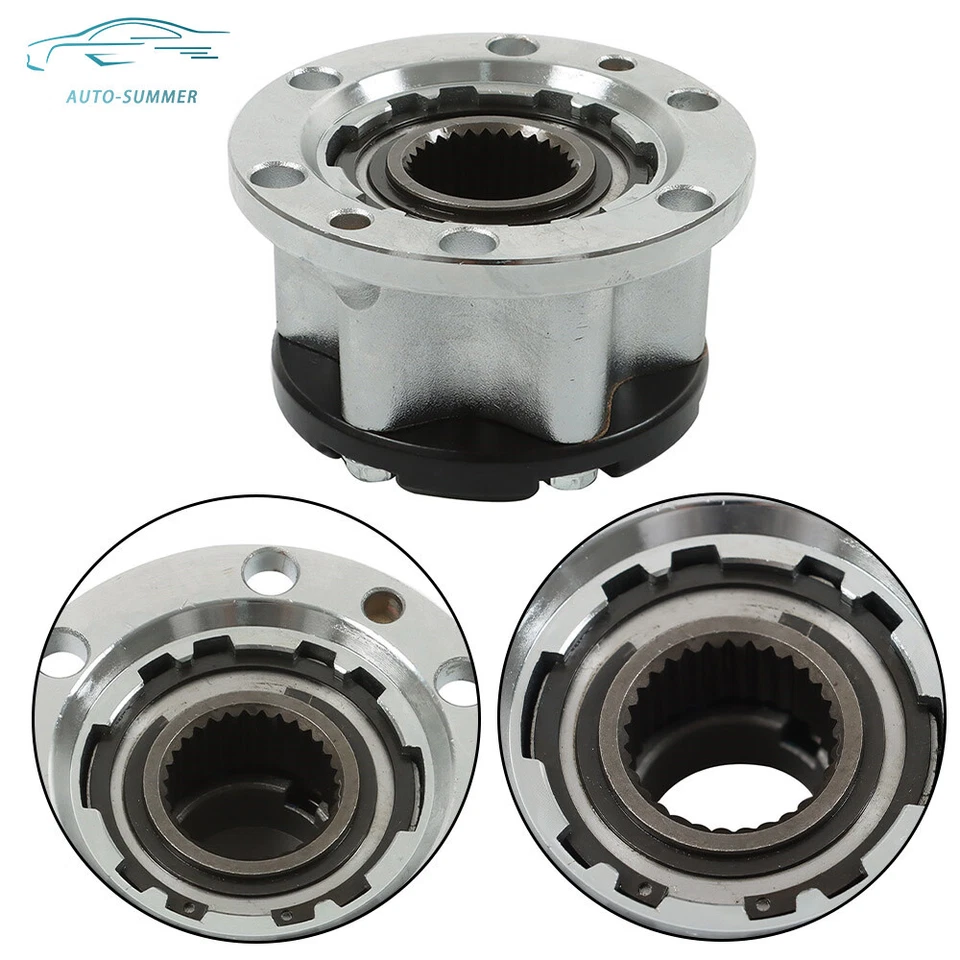 Bloqueo manual de bloqueo de buje de rueda libre de 30 estrías para Toyota Land Cruiser FJ40 2 piezas Foto 3 de 4