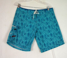 Maui Rippers Men's Swim Board Shorts Tropical Beach Size 6 Pockets Waist 32"
