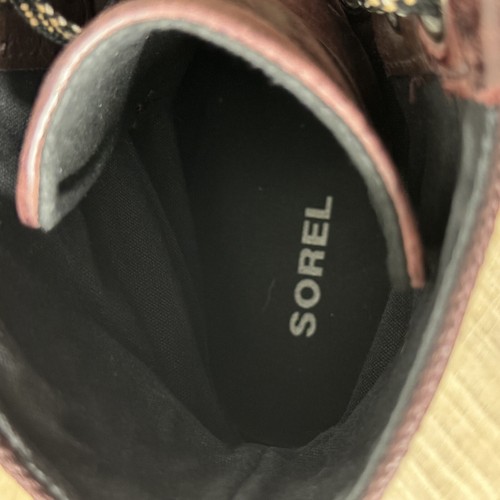 Sorel Boots Women 7 Cattail Brown Leather Lexi Wedge Ankle Boot Grunge Casual - 第 11/12 張圖片