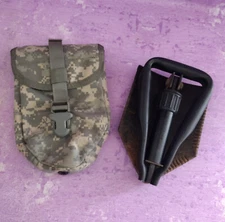 MOLLE II Entrenching Tool Pouch Assembly Trifold Shovel US Military Field Gear
