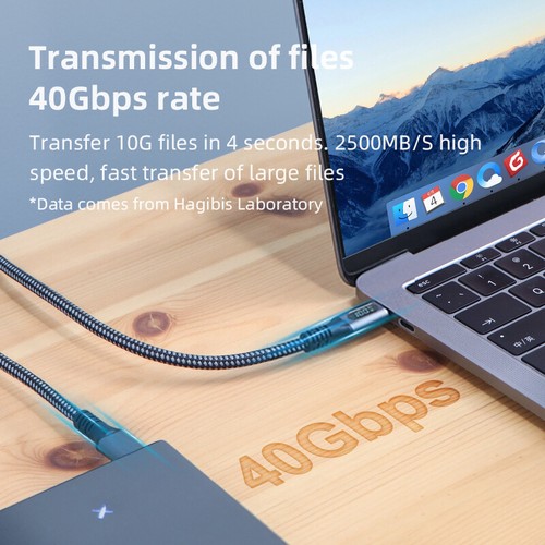 For Thunderbolt 4 USB4.0 40Gbps Type C to Type C Cable PD 3.1 240W 8K@60Hz - Picture 10 of 14