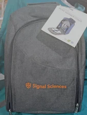 Picnic Time Insulated Backpack Cooler Gray with tags Signal Sciences Logo