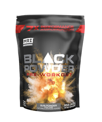 MRI Performance Black Powder Pre-Workout (Gun Powder Flavor)