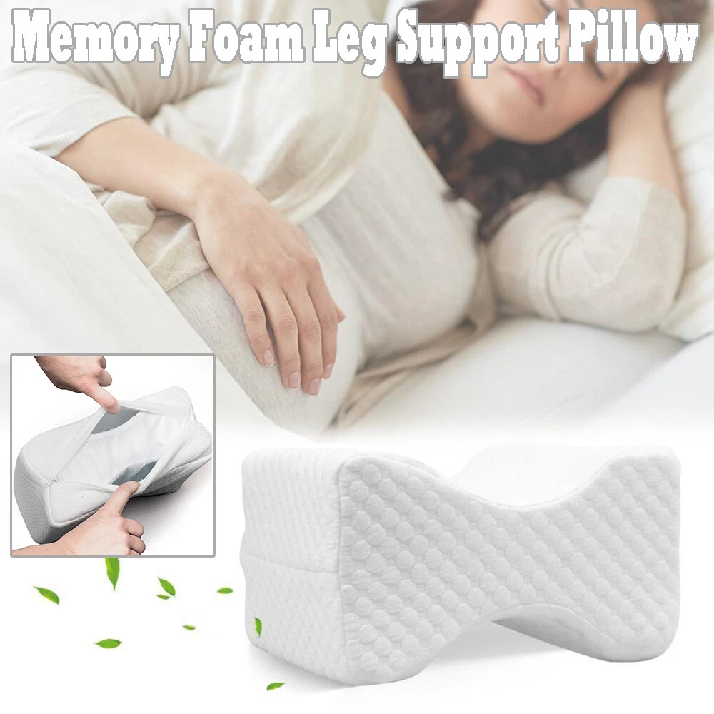 Memory Foam Knee Wedge Pillow For Legs Back Rest Support Side Sleepers  Cushions