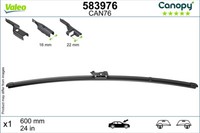 Valeo 583976 Wischerblatt FüR Abarth, Alfa Romeo, Alpina, Audi, Bmw,CitroëN,