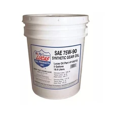 Lucas Oil 1 Pail SAE 75W-90 Pure Synthetic Gear Oil 10072