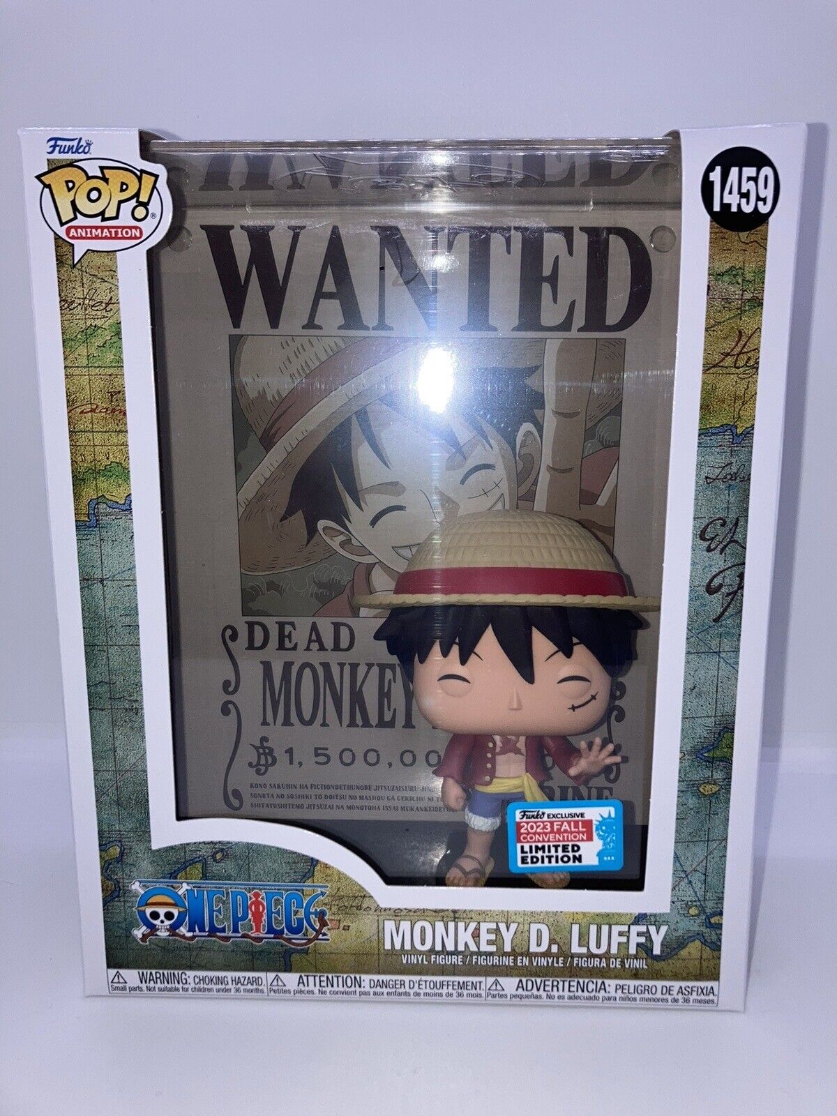 Monkey D Luffy One Piece Funko POP! Wanted Poster SDCC Shared Exclusiv –  Evasive Studio