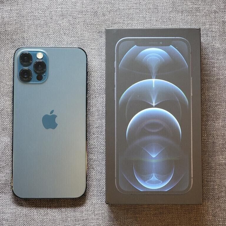 Apple iPhone 12 Pro - 256GB - Pacific Blue (T-Mobile) | eBay Apple iPhone 12 Pro - 256GB - Pacific Blue (T-Mobile) | eBay