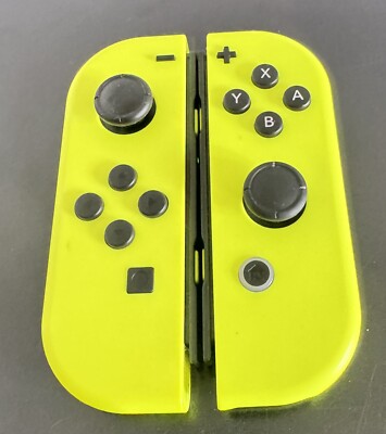 Nintendo Switch Joycons - Neon Yellow/Rare | eBay