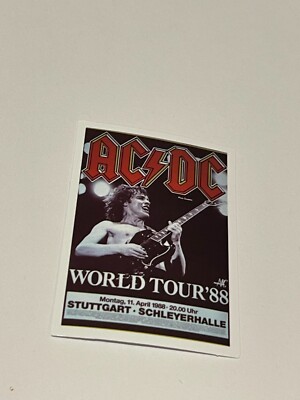 SINGER MUSIC SMALL BAND STICKER STICKERS AC/DC ACDC AC DC | eBay