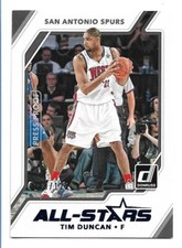 Tim Duncan 2017-18 Panini Donruss All-Stars Blue Press Proof #20   /125  Spurs
