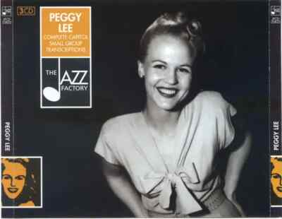CD-BOX Peggy Lee Complete Capitol Small Group Transcriptions The Jazz Factory