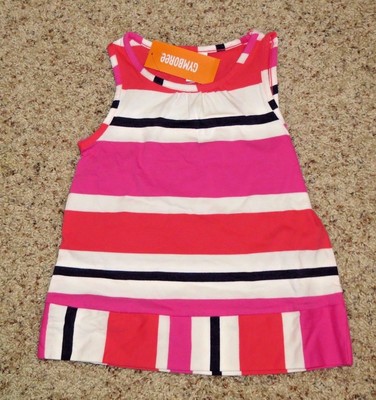 Robe Fille Gymboree Rose Et Marine – Taille 5 – Coton – Manches Longues – Occasion Très Bon état – Idéale Pour L’école Ou Une Fête