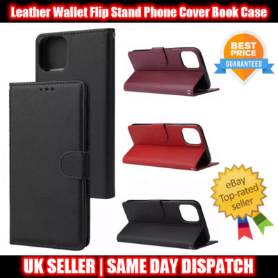 Leder Brieftasche Flip Ständer Handy Hülle Book Case für Apple iPhone 12 Pro Max 6,7''