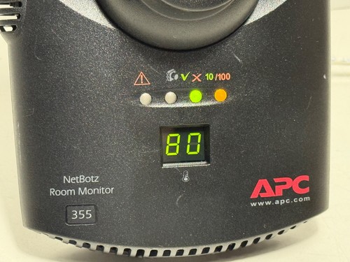 APC NetBotz Room Monitor 355 Security Camera NBWL0355 Tested Working w/ Mount - Picture 3 of 11