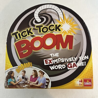 Tick Tock Boom Game The Explosively Fun Word Bomb Timer Goliath - 100% complete
