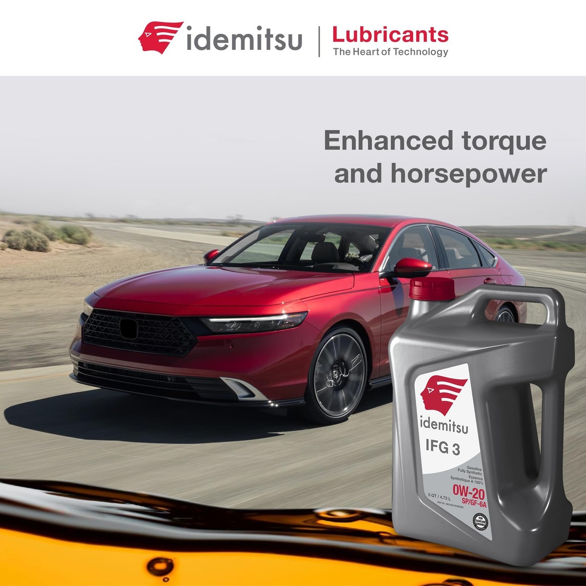 Idemitsu 30015203-95300C020 IFG 3 0W-20 Full Synthetic Motor Oil 5