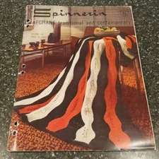 Afghans Traditional & Contemporary Spinnerin Knit Crochet Vol 148