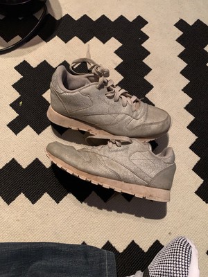 reebok classic glitter sneakers