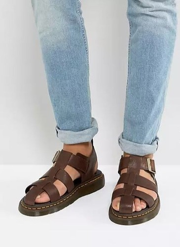 Leather Sandals Airwair EUC 
