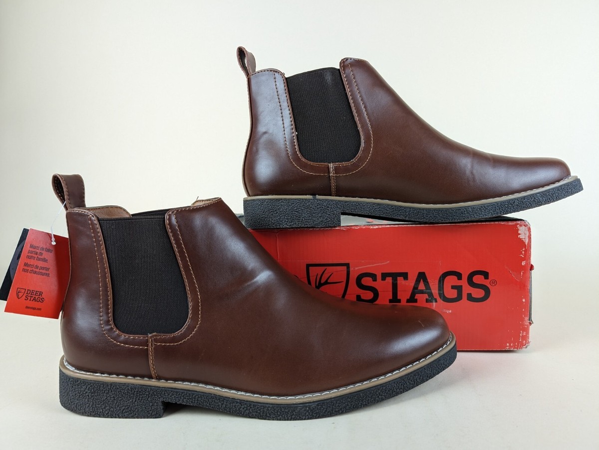 Deer Stags Rockland Chelsea Boots DEER STAGS Chelsea Boots Mens 12