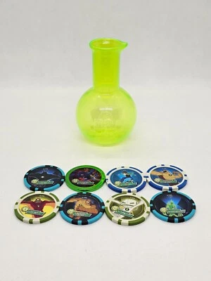 Flacon Chimie Alien + 7 Jetons Ben 10, Giochi Preziosi, 2006 - Photo 1/2