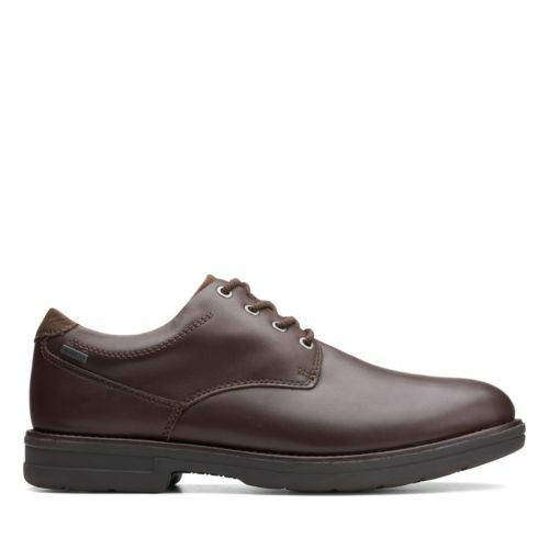 Uomo Nuove Scarpe Marroni in Pelle Da Clarks Taglia 10UK-Goretex (prezzo  consigliato £ 110.00) | eBay