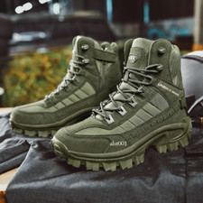 Hombres Botas Tácticas Militares Invierno Impermeables Botas del Ejército Desierto Zapatos de Trabajo