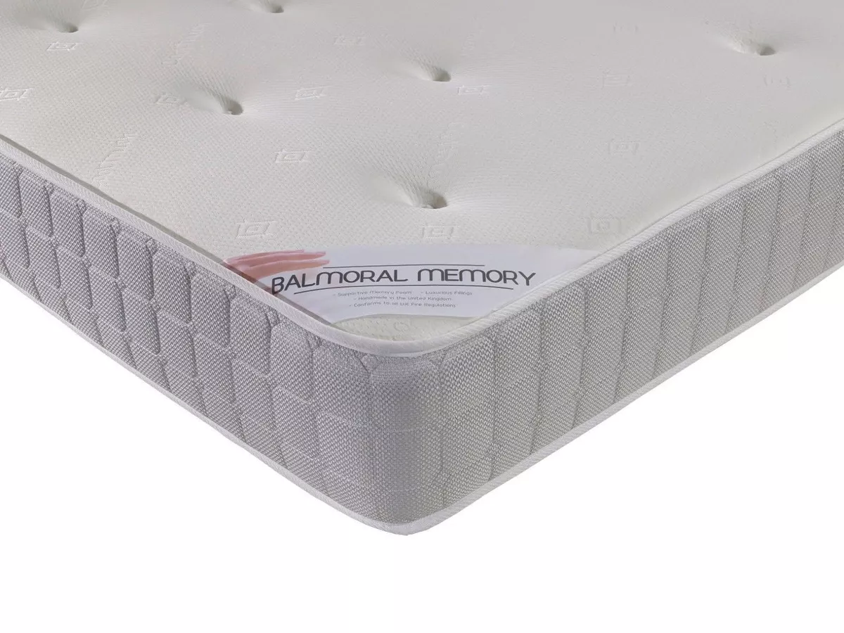 Balmoral Memory Foam Mattress Cheap Single Double Kingsize Budget Rolled Matress