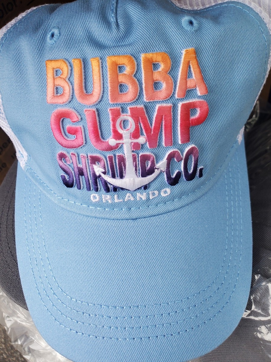 Bubba Gump Shrimp Hat Snapback Cap Mesh Unisex New