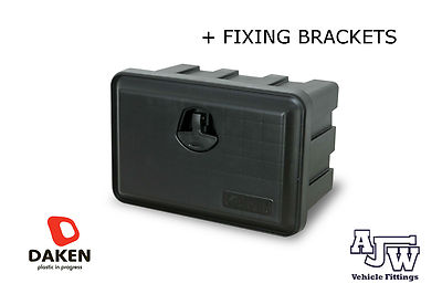 DAKEN JUST 500R/350/300 Tool Box + BRACKETS Truck Storage Box Lorry Side Locker