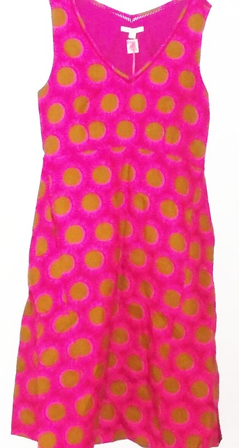 White Stuff Casa Linen Dress Pink Circle Print 100 Linen Size 10 Nes for  sale online | eBay