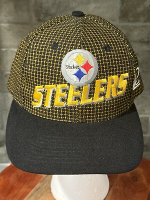 Vintage PITTSBURG STEELERS ~ Logo Athletic NFL Pro Line ~ Snapback