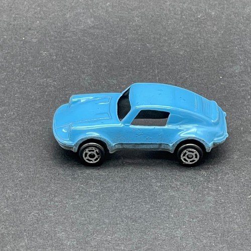 Tootsie Toy 2 Chicago USA Porsche Car Vehicle Blue Diecast 1/87 Scale Loose - Picture 4 of 8