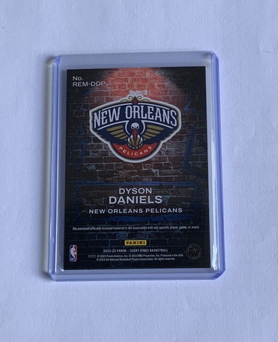 2022-23 Panini Court Kings Patch RC Rookie Expression Dyson Daniels #REM-DDP - Foto 2 di 2