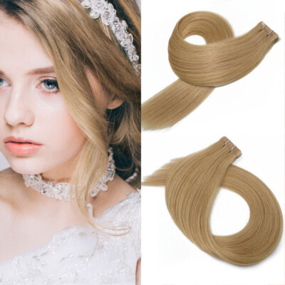 Invisible Tape in Human Hair Extensions DoubleSided Seamless Tape-ins Thick Hair