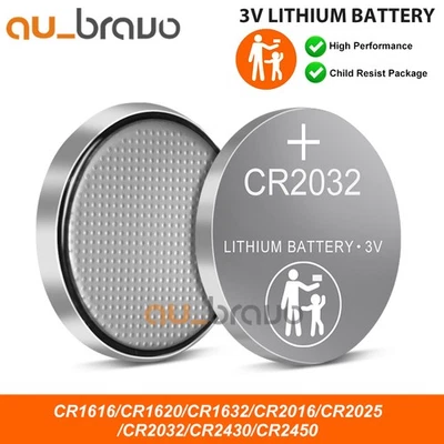 CR2032/CR1616/CR1620/CR1632/CR2016/CR2025/CR2430/CR2450 3V Button BATTERIES Key - image 1 of 4